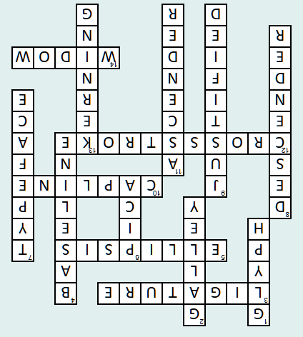 Crossword 03 on Typesetting Editor #39 s Essentials