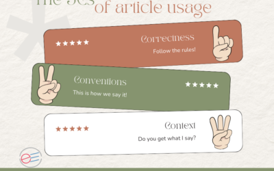 Mastering article usage in English