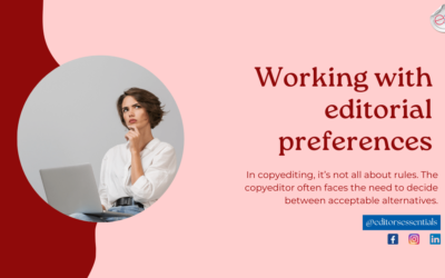 Working with editorial preferences (pet peeves)
